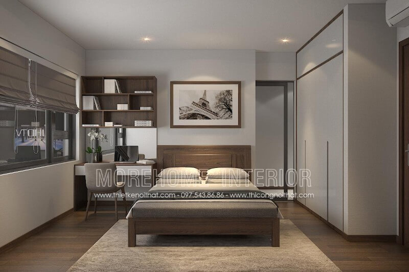 Giường ngủ biệt thự hiện đại Giường ngủ biệt thự hiện đại