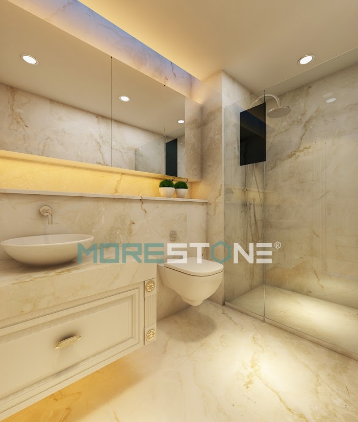 10 mẫu đá ốp nhà tắm đẹp và sang trọng