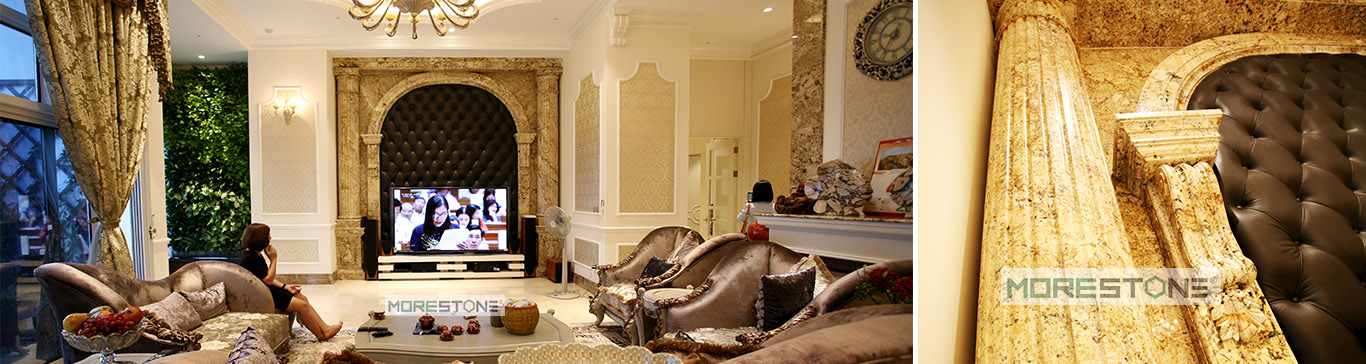 Đá ốp biệt thự tân cổ điển