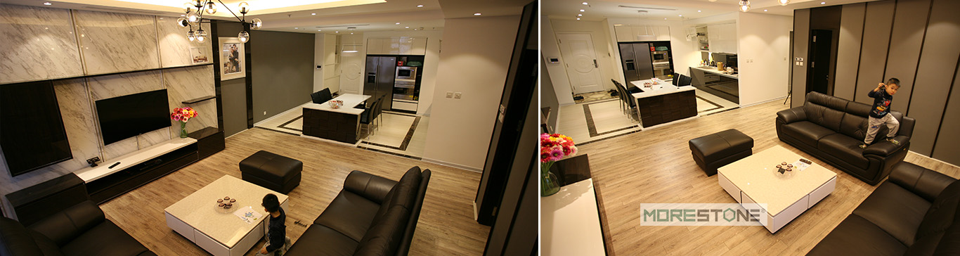 Đá ốp chung cư Royal City